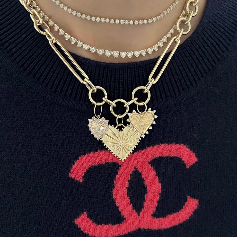 14KT Gold Round Openable Clasp