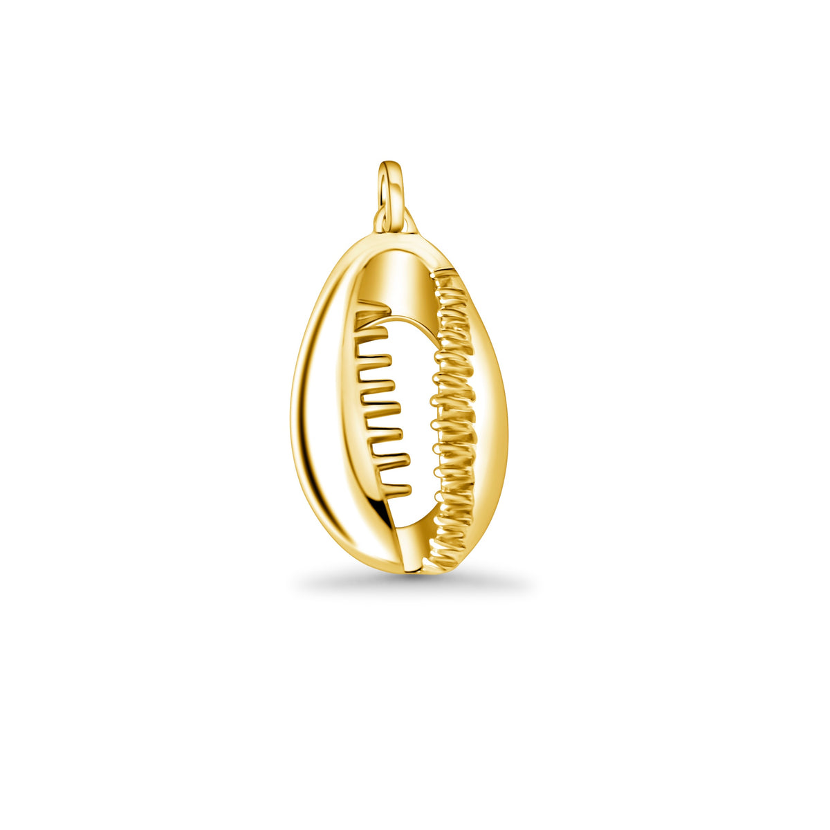 14KT Gold Shell Pendant Charm