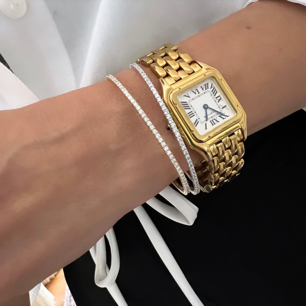 14KT Gold Diamond Giorgia Flex Bangle Bracelet