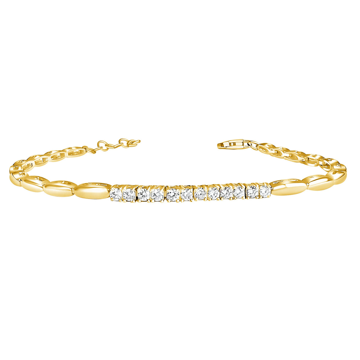 14KT Gold Diamond Jayleen Chain Bracelet