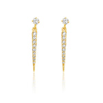 14KT Gold Diamond Macy Earrings