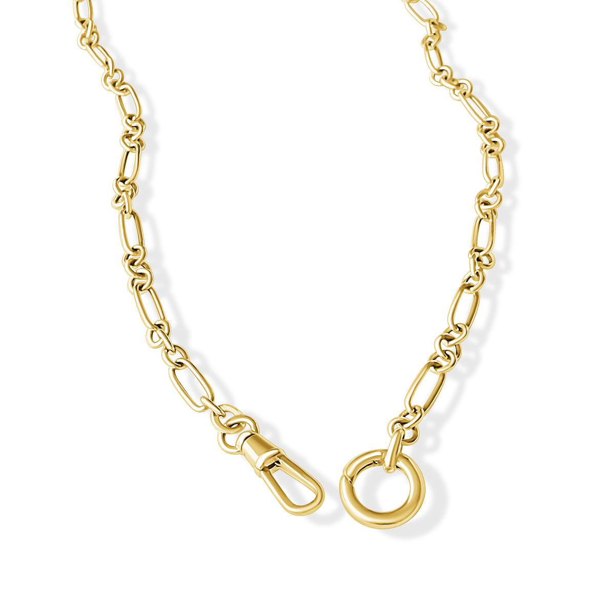 14KT Gold Vintage Link Charm Chain