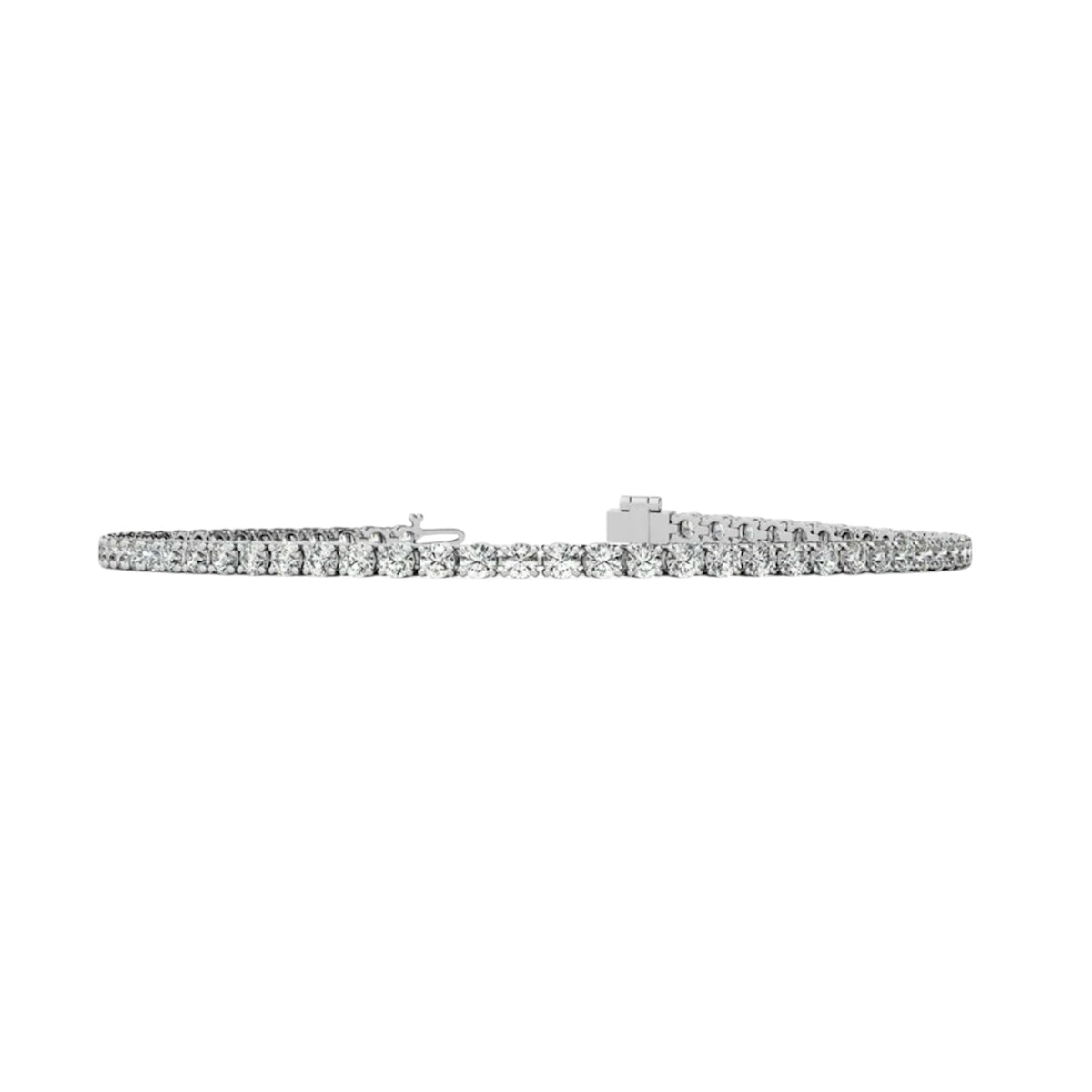 14KT Gold 4ct Lab Diamond Classic Tennis Bracelet