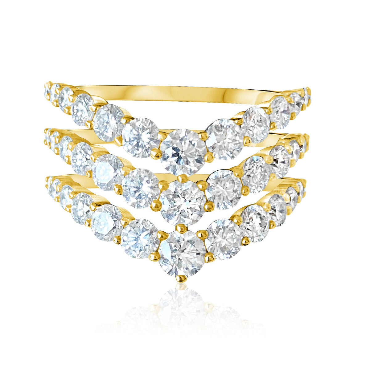 14KT Gold Diamond Lani Luxe Ring