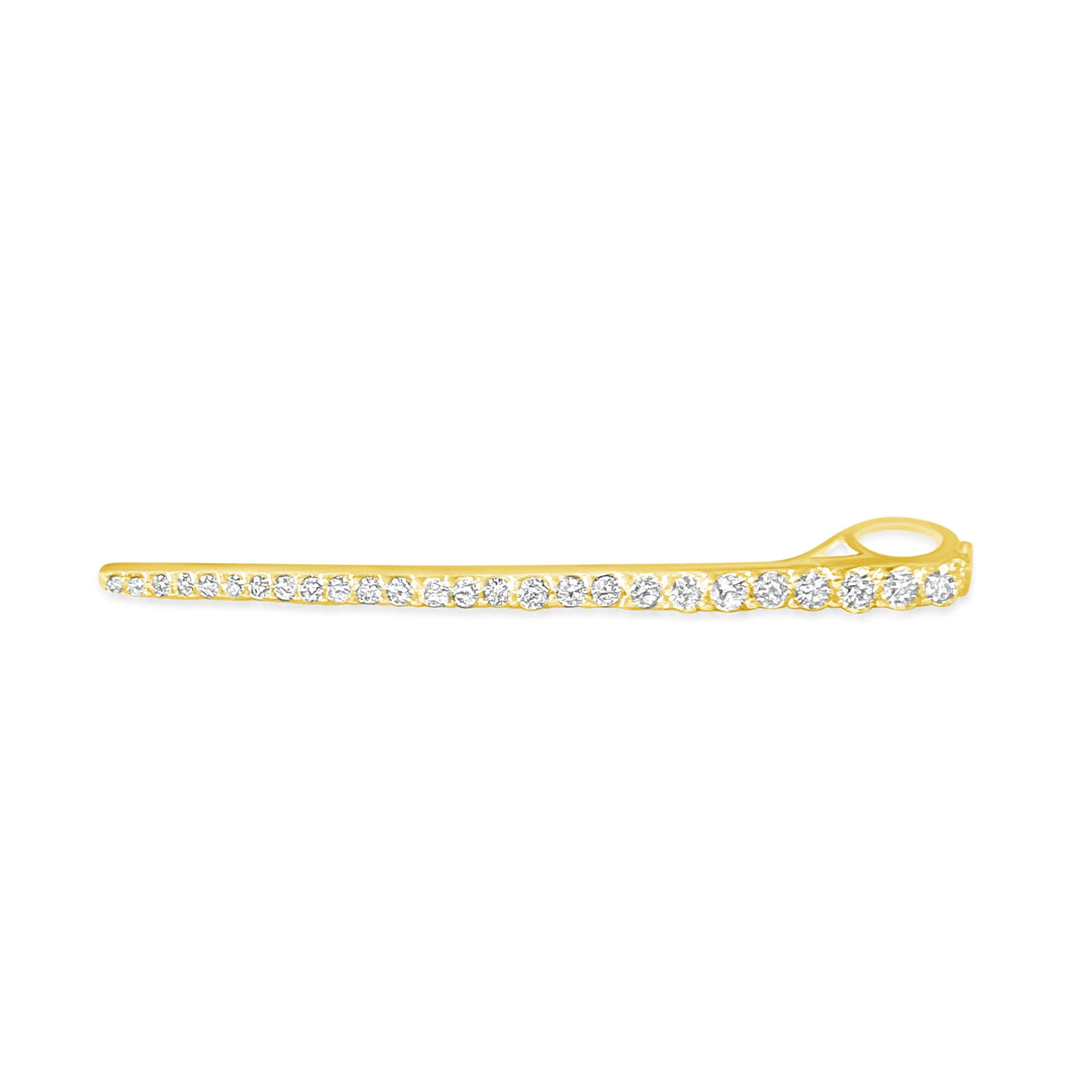 14KT Gold Diamond Daania Dagger Pendant Charm