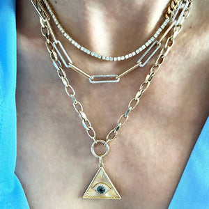 14KT Gold Cornelia Charm Chain Necklace