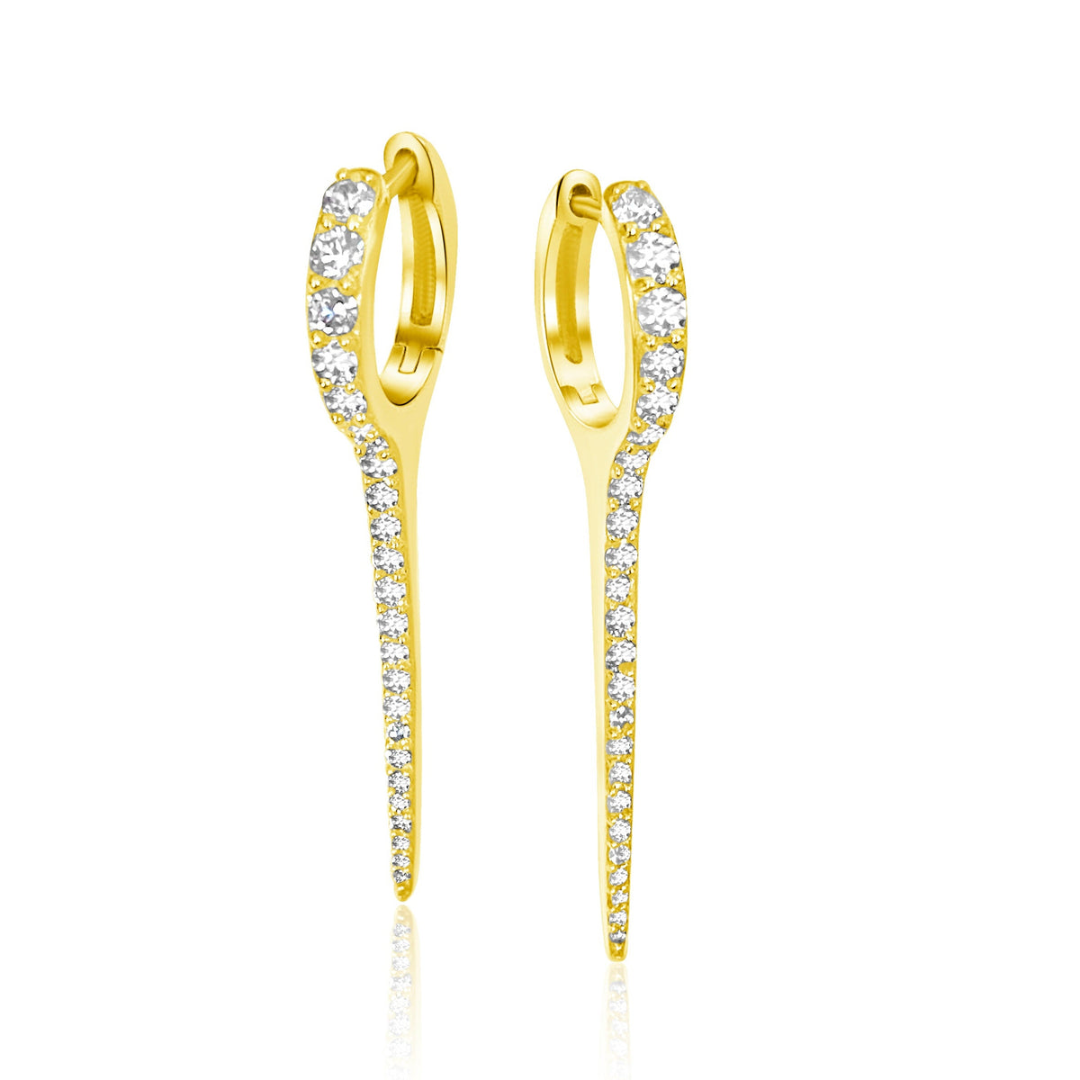 14KT Gold Diamond Giuletta Earring