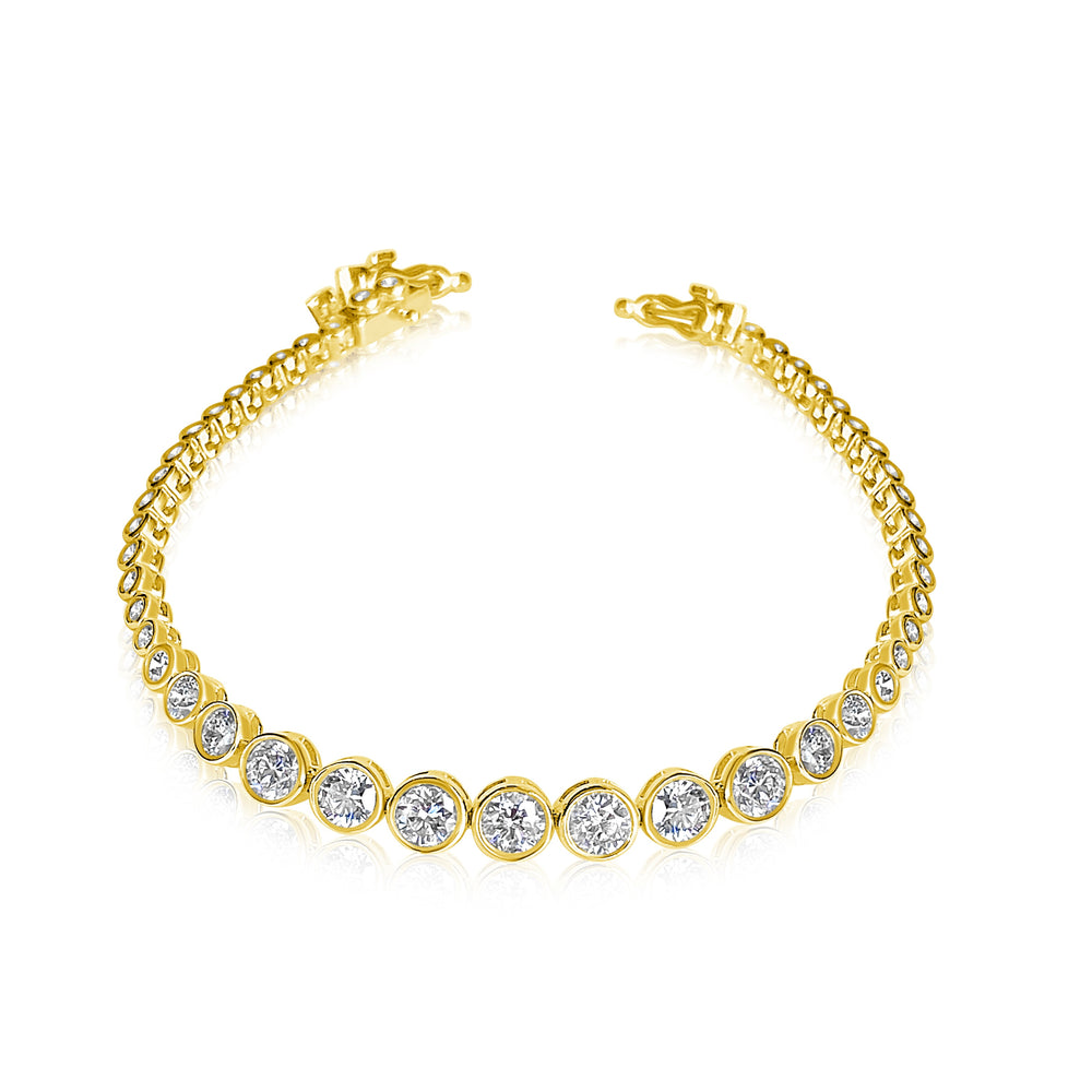 14KT Gold Diamond Luxe Nova Tennis Bracelet
