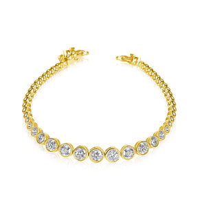 14KT Gold Diamond Luxe Nova Tennis Bracelet
