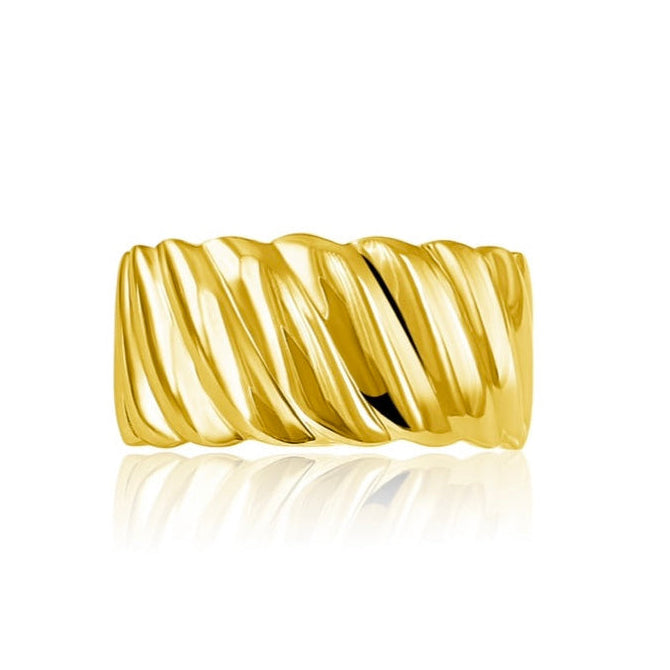 14KT Gold Large Gia Ring
