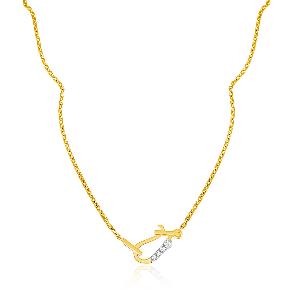 14KT Gold Diamond Palmira Necklace