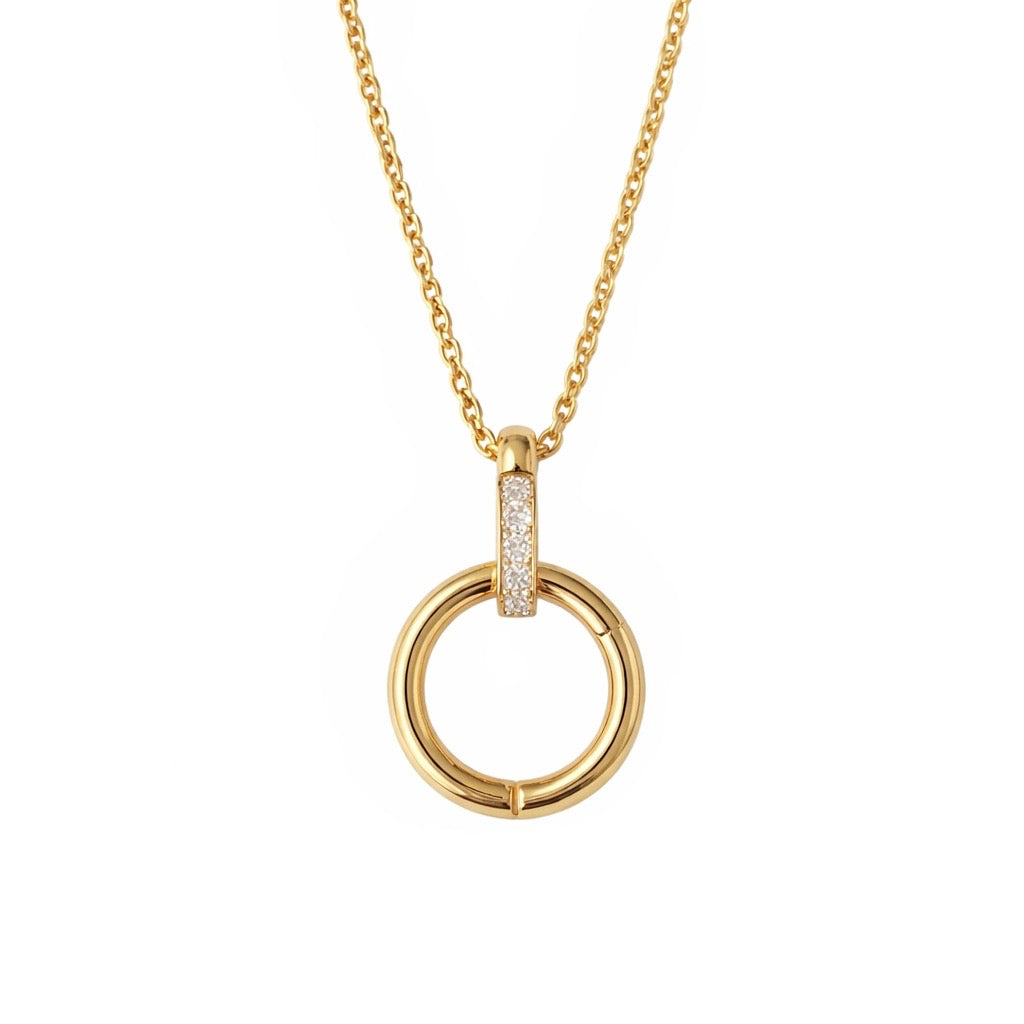 14KT Gold Antalya Chain with Diamond Clasp