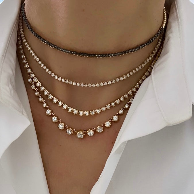 14KT Gold Diamond Luxe Joy Necklace