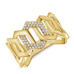 14KT Gold Diamond Lia Ring