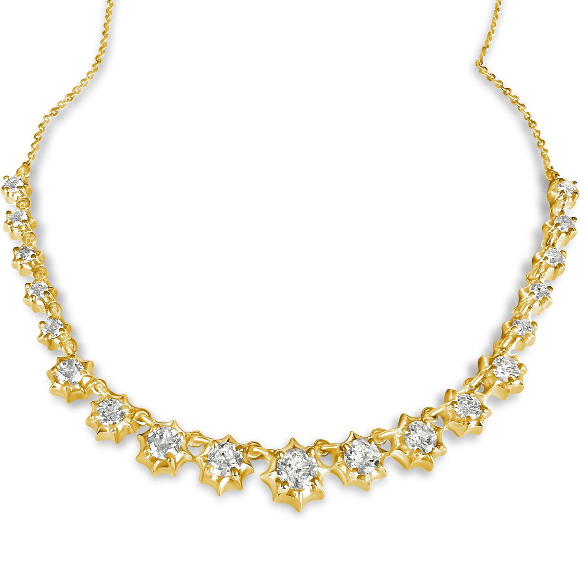 14KT Gold Diamond Luxe Joy Necklace