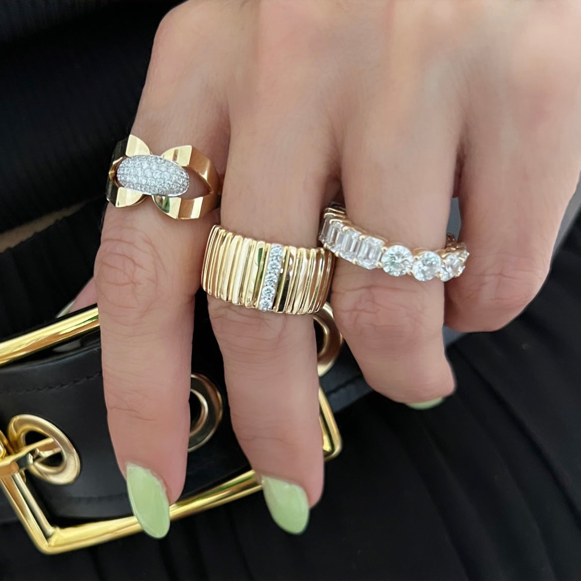 14KT Gold Diamond Emilia Ring