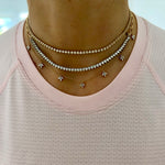 14KT Gold Drop Diamond Arielle Necklace