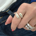 14KT Gold Diamond Wrap Ring
