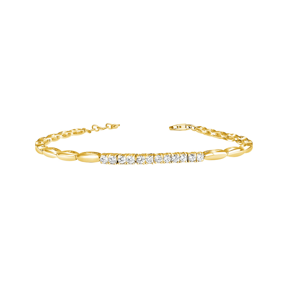 14KT Gold Diamond Jayleen Chain Bracelet