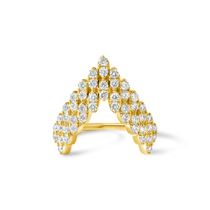 
                
                    Load image into Gallery viewer, 14KT Gold Diamond Esme Ring
                
            