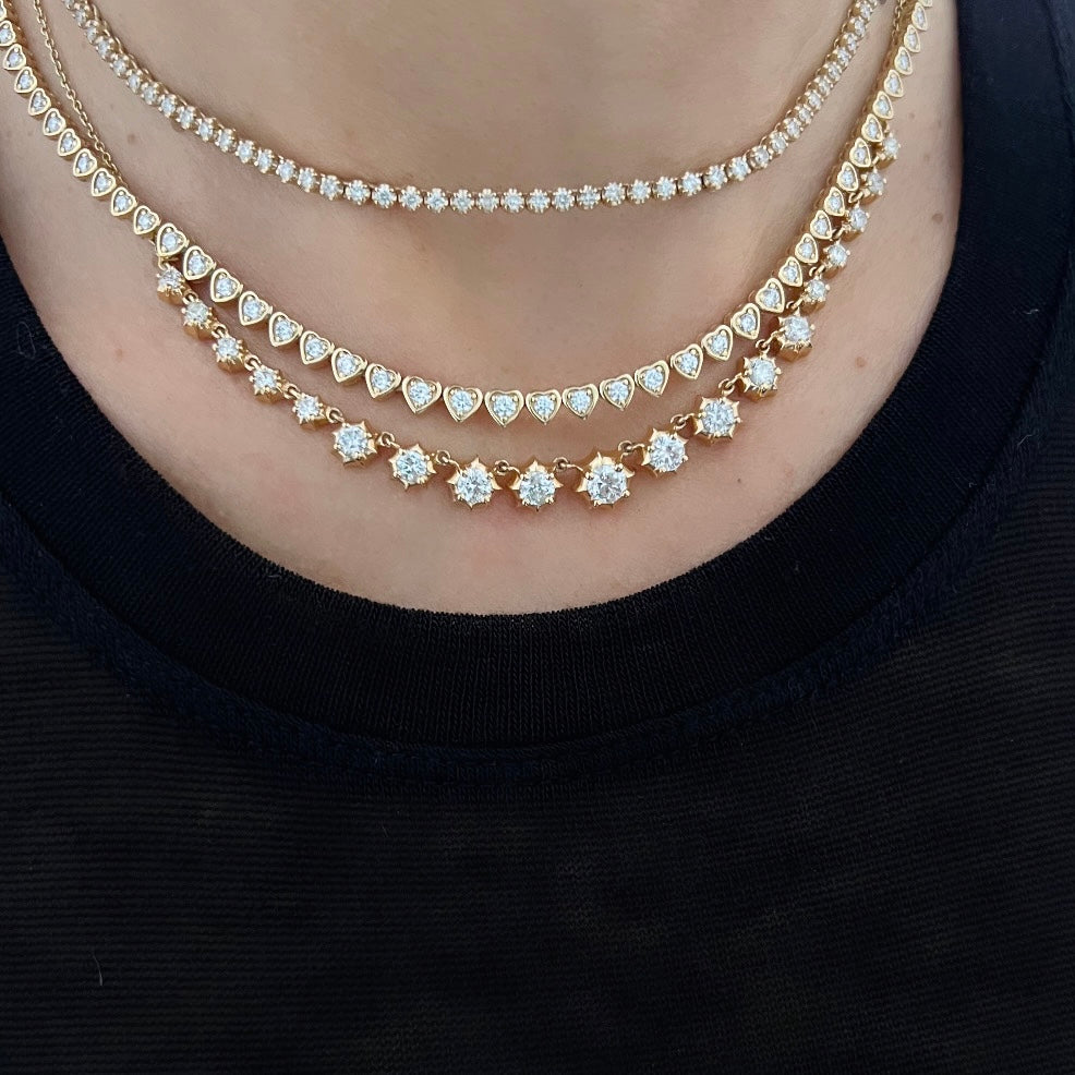 14KT Gold Diamond Luxe Joy Necklace