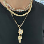14KT Gold Alex Cuban Chain Necklace