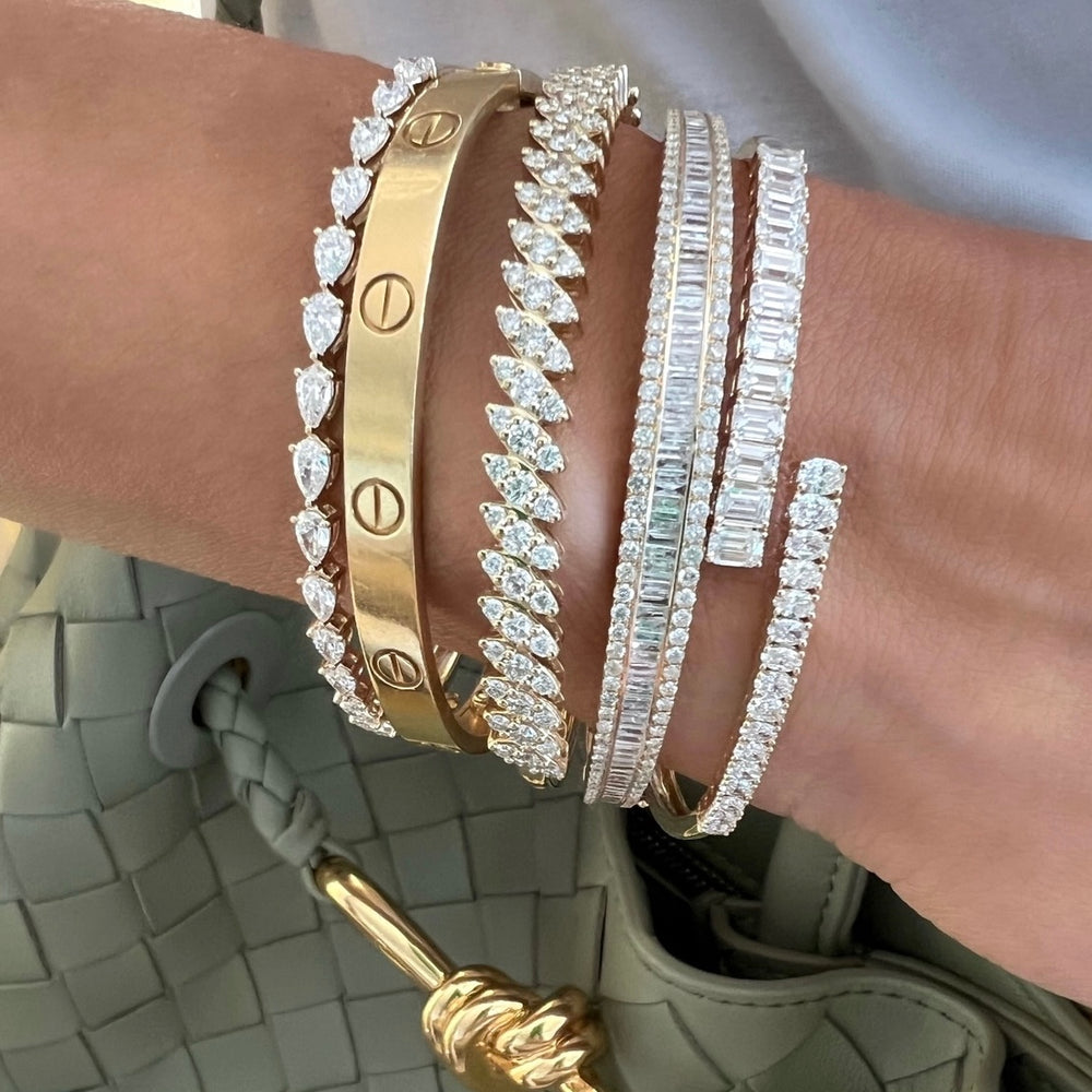 14KT Gold Diamond Luxe Seda Bracelet