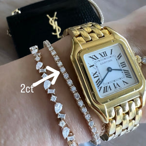 14KT Gold Diamond Perfect Tennis Bracelet