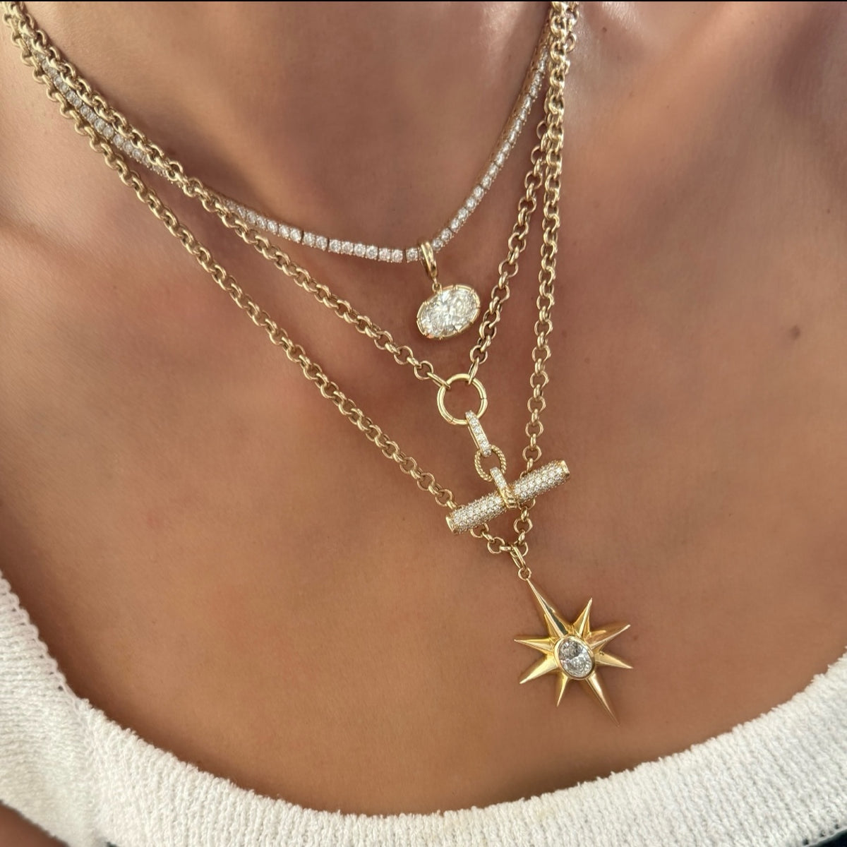 14KT Gold Essential Rolo Chain Necklace