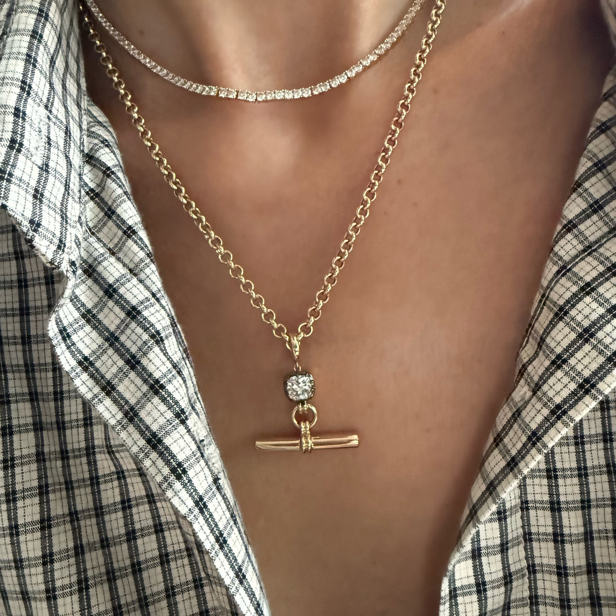 14KT Gold Essential Rolo Chain Necklace