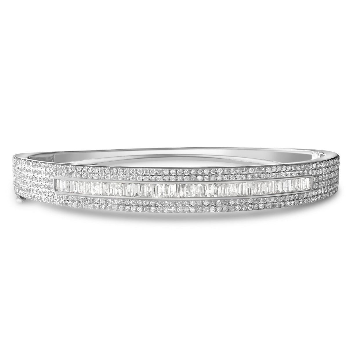 14KT Gold Diamond Luxe Ayla Bangle Bracelet