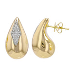 14KT Gold Diamond Drop Earrings