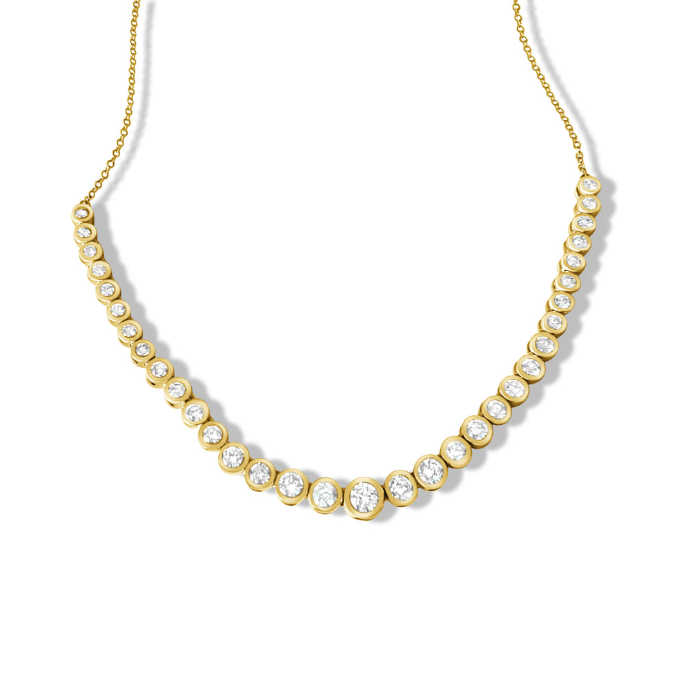 14KT Gold Diamond Fia Necklace