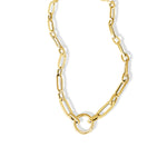 14KT Gold Diamond Elodie Charm Chain