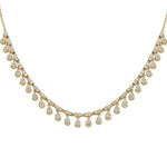 14KT Gold Diamond Luxe Fringe Necklace