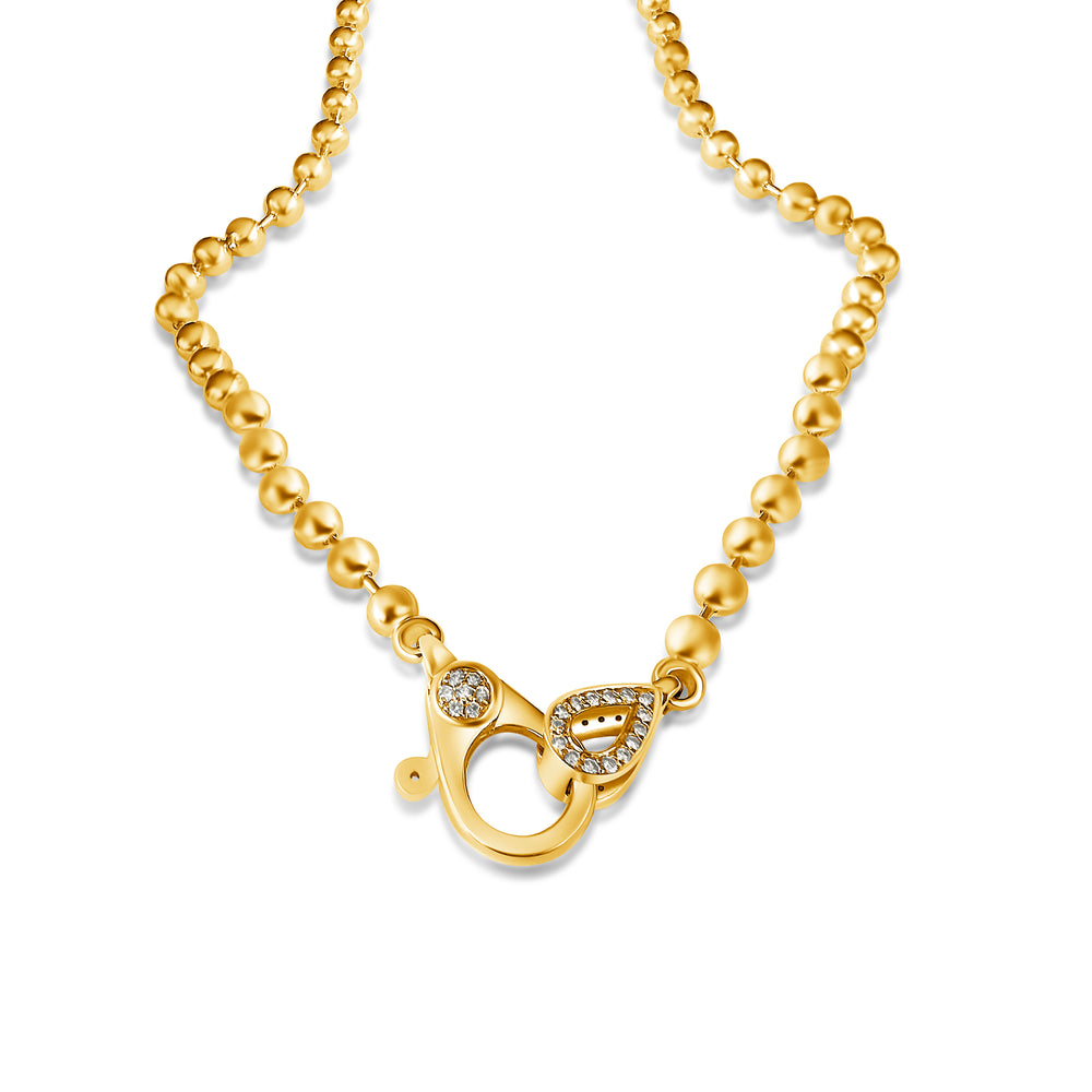14KT Gold Diamond Madilyn Charm Chain