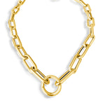 14KT Gold Wren Charm Chain