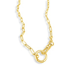 14KT Gold Raya Charm Chain Necklace