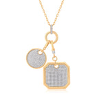 14KT Gold Diamond Luxe Elaine Pendant Charm