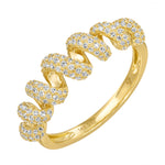 14KT Gold Diamond Romilly Ring