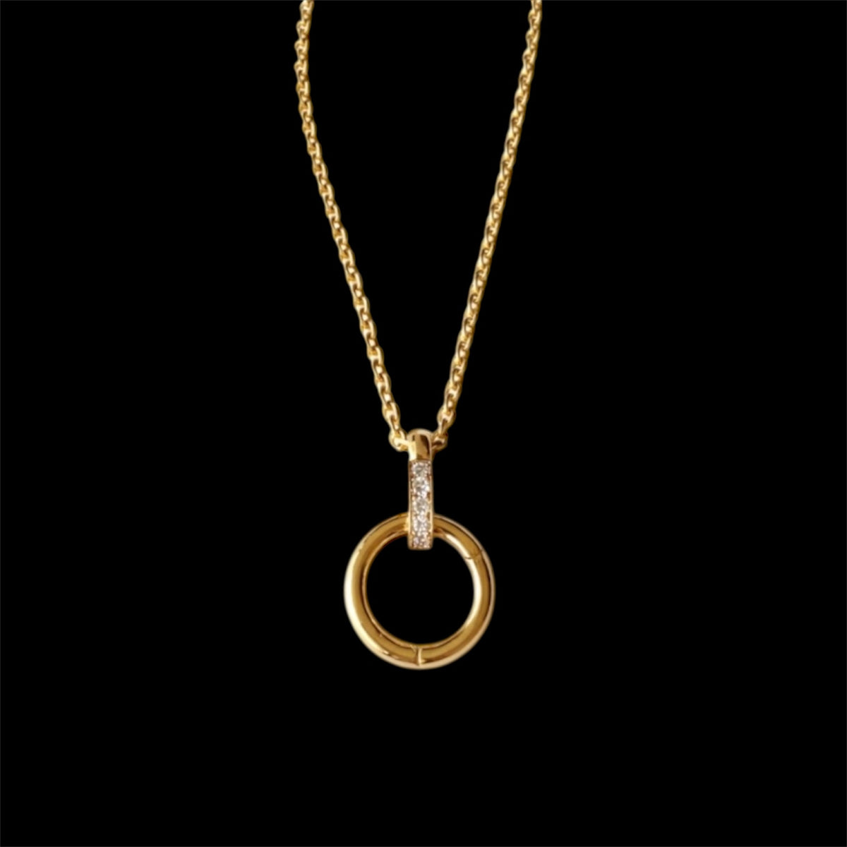 14KT Gold Antalya Chain with Diamond Clasp