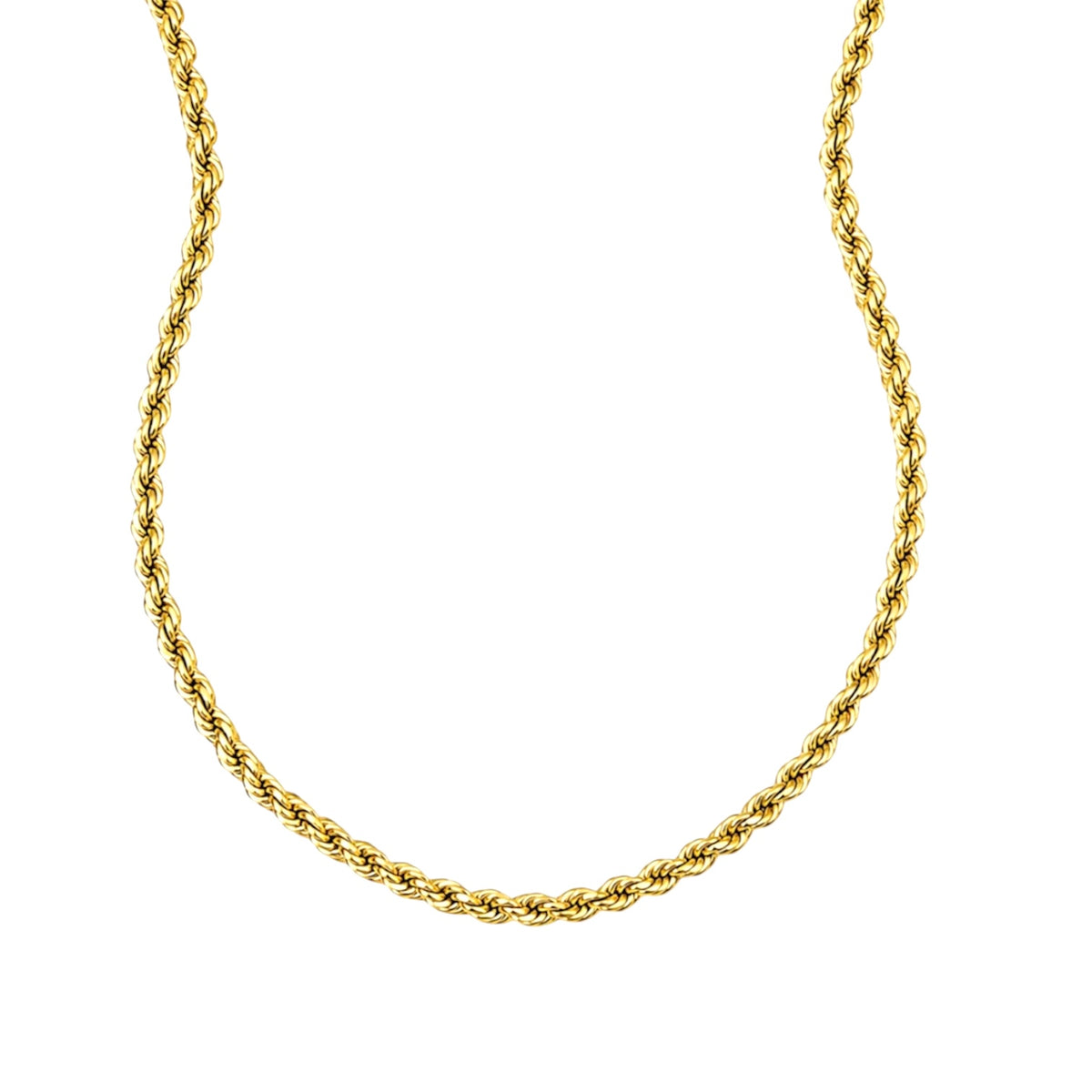14KT Gold Rope Chain Necklace