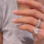 14KT Gold Diamond Claude Heart Pinky Ring