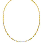 14KT Gold 5.30ct Diamond Perfect Tennis Necklace