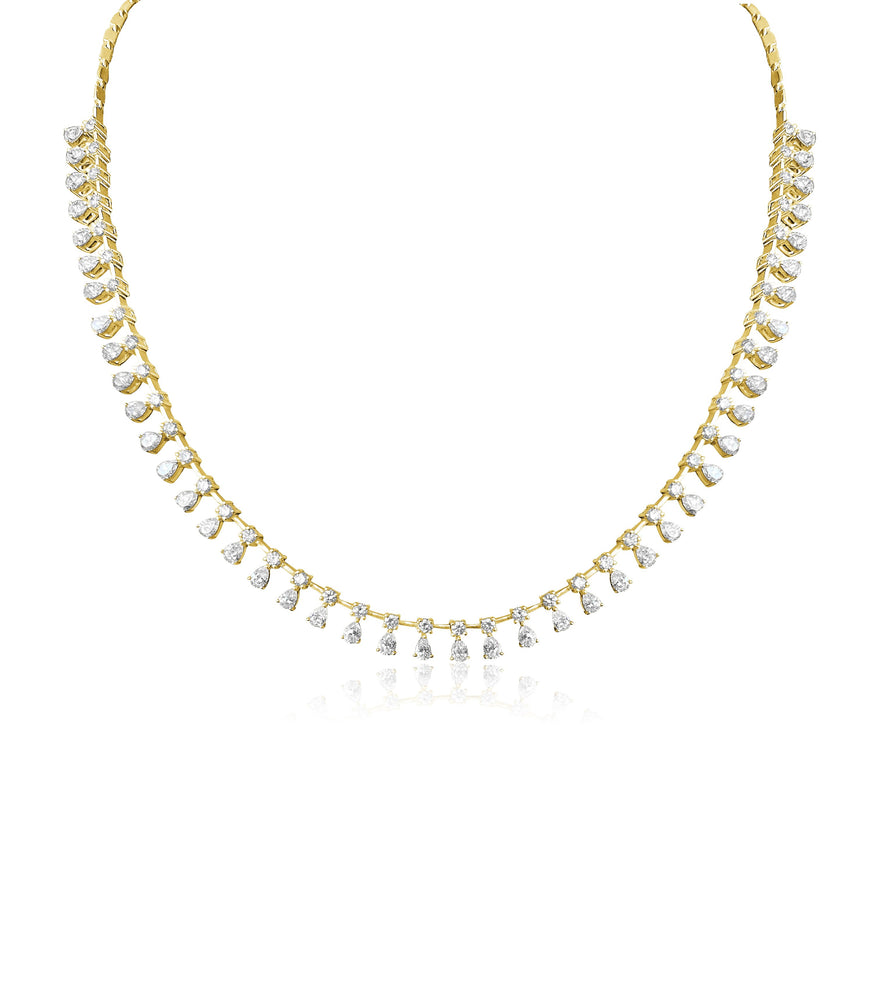 14KT Gold Diamond Stellar Luxe Necklace