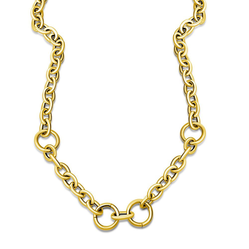 
                
                    Load image into Gallery viewer, 14KT Gold Chantal Chain Necklace
                
            
