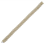 14KT Gold Diamond Cuban Link Luxe Bracelet, Best Seller