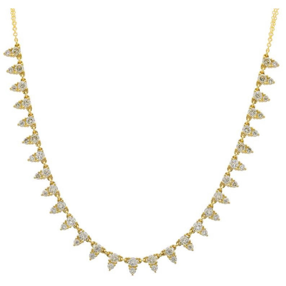 14KT Gold Diamond Rochelle Necklace