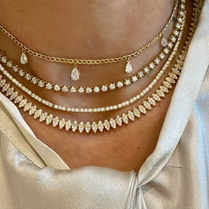 14KT Gold Diamond Luxe Nina Necklace
