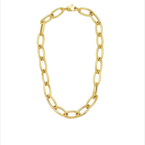 14KT Gold Leila Jumbo Link Chain Necklace